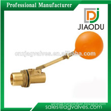 Zhejiang/Taizhou/Yuhuan yellow brass color Chinese mechanical Brass Water Tank Float Floating Ball Valve dn20 dn15 dn40